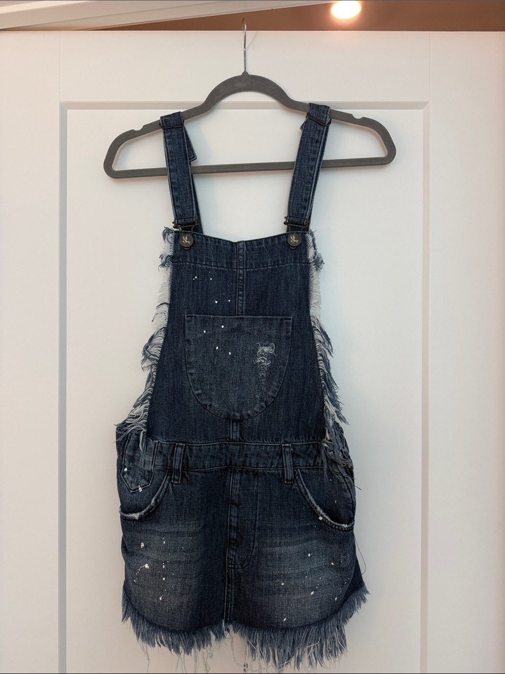 One teaspoon denim overall dress